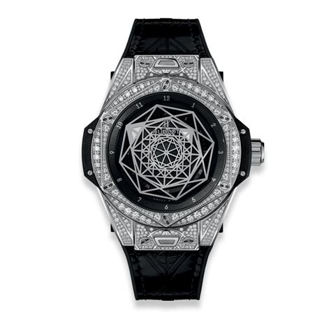 hublot 465 ss 1117 vr 1704 mxm18|Big Bang Sang Bleu Steel Pavé 39 mm .